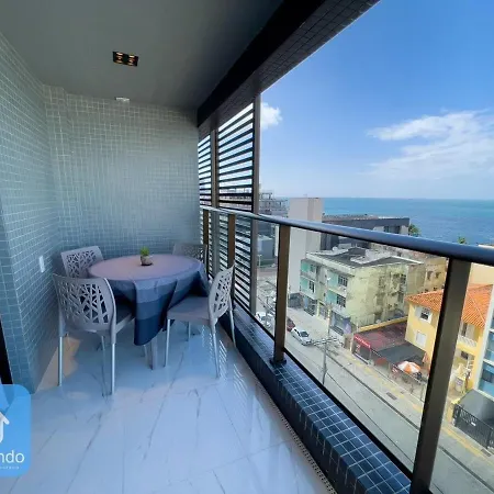 Apartamento Com Linda Vista Mar No Smart Barra 2 Salvador Exterior photo