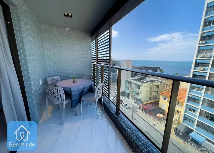 Apartamento Com Linda Vista Mar No Smart Barra 2
